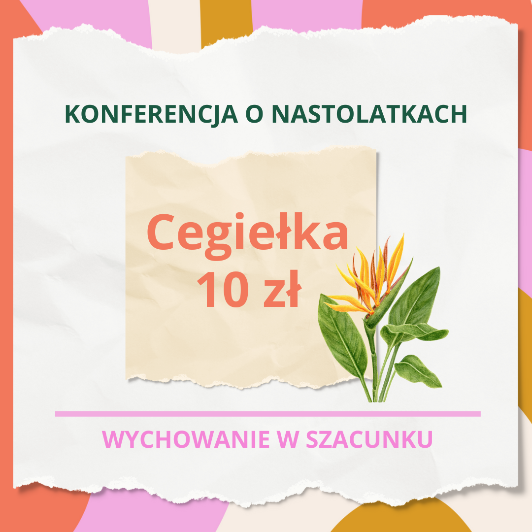 Cegiełka Szansy na udział w 10 Konferencji o Nastolatkach